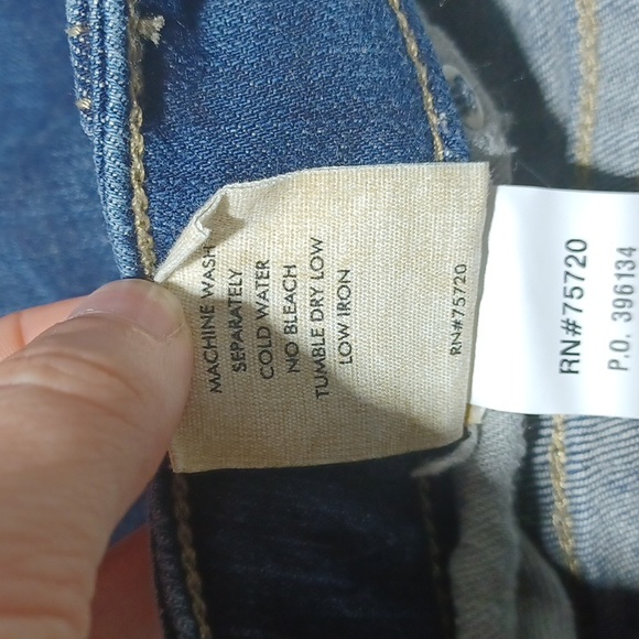 BKE Denim Payton size 26R Blue Denim Pants Straight Leg Jeans - Picture 7 of 12